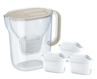 Dzbanek filtrujący do wody Brita Dzbanek Essential XL piaskowy + 3 wkłady filtrujące MAXTRAPR